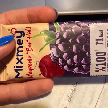 Mixmey Meyve Barı Elma + Böğürtlen İçinde Yabancı Madde