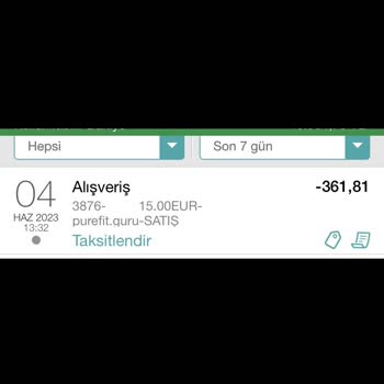 Purefit.guru İzinsiz Para Çekiyorlar!