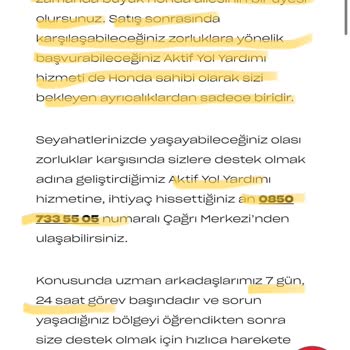 Honda "aktif Yol Yardımı" Yalanı