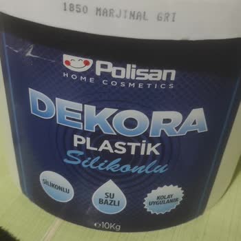 Polisan Marka Marjinal Gri Renk Duvar Boyası Kalitesiz