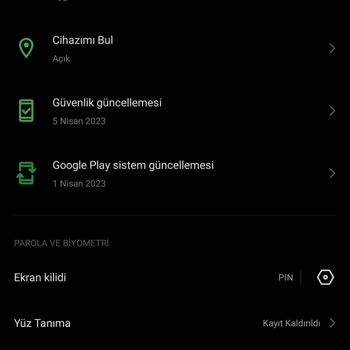 Tecno Mobile Tecno Spark 9 Parmak İzi