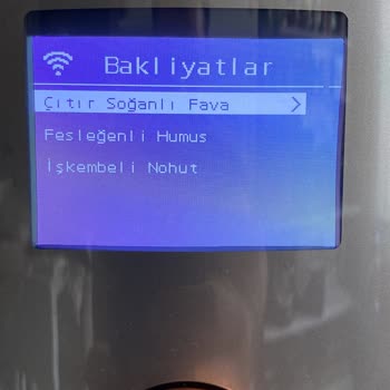 Arçelik Cihazda Yemek Tarifleri Eksik