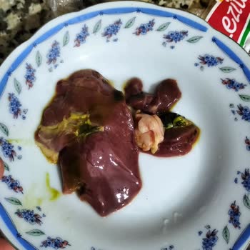 Lezita Tavuk Ciğer İçindeki Öd Tamamına Bulaşmış