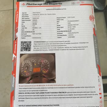 Adana Pilot Garage Ekspertiz Paramızı Aldı