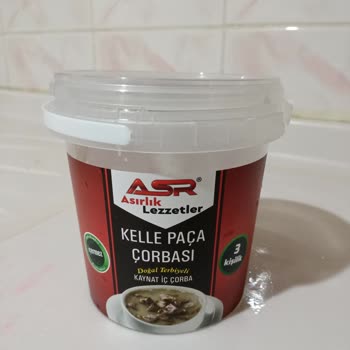 Asr Gıda Marka Kelle Paça Çorbası Kötü Kokuyor