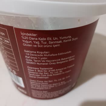 Asr Gıda Marka Kelle Paça Çorbası Kötü Kokuyor