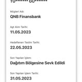 QNB Finansbank Kargom 24 Gün Geçmesine Rağmen Gelmedi 😄