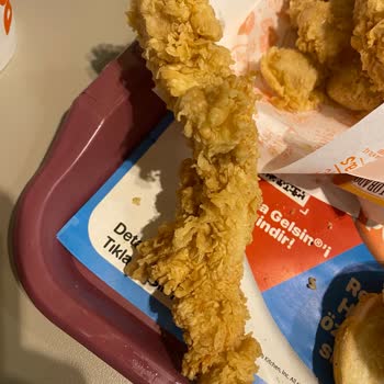 Popeyes Görseldeki Ürünler İle Farklılık Göstermesi