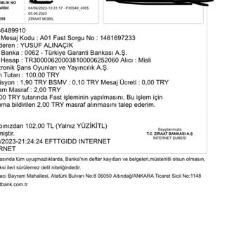 Ziraat Bankası Yatırdığım Para Hesabıma Yatırılmadı