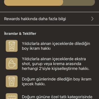 Starbucks Coffee İkram İçeceğin Verilmemesi