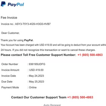 PayPal Para, Talebinde Bulunuyor Olmayan Hesap İçin