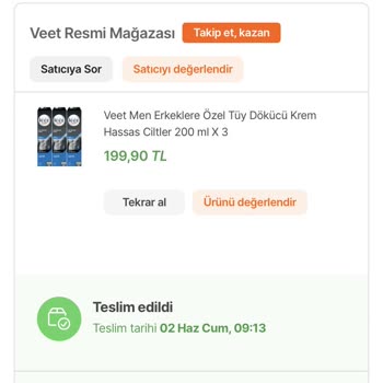 Veet Hassas Tüy Dökücü Krem Sivilce Ve Yanık İzleri Yaptı