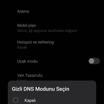 Vodafone Özel DNS Sorunu
