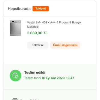 Vestel Bulaşık Makinesi Sürekli Arıza Veriyor