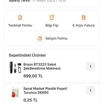 Migros Sanal Market Eliş Verişi Pişmanlığı