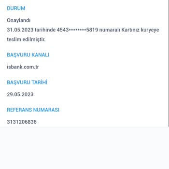 İş Bankası Kredi Kartının Yanlış Yere Girmesi