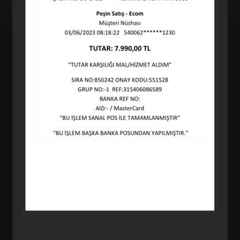 Miele Online Shop Siparişimde Sorun