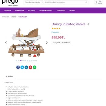 PregoBaby Prego Firması Yanlış Bilgi Sunarak Eksik Üretim Yapıyor