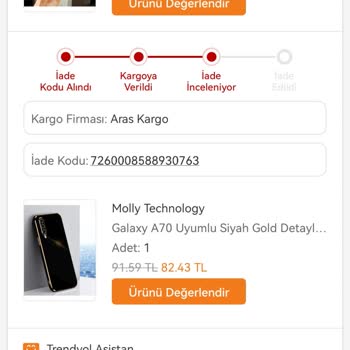 Trendyol Ürün İade Bedeli