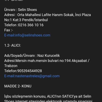 Selin Shoes Возврат Денег Не делают