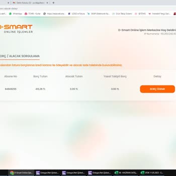 D-Smart 3 Kat Fatura Geldi