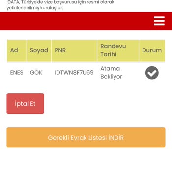 iData Almanya Ulusal Vize