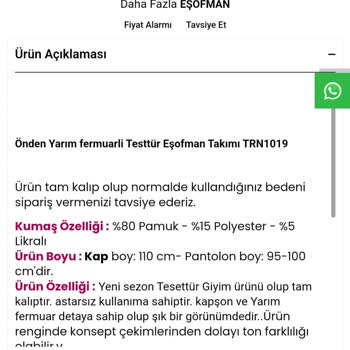 Burcu Fashion Pamuklu Kumaş Yerine Polyester Kumaş Gönderildi