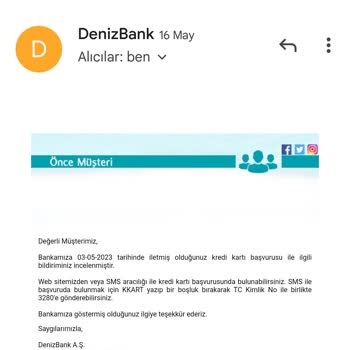 Denizbank Sicil Affı Çözüm İstiyorum