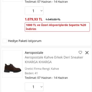 Morhipo 1 Alana 1 Bedava Kampanyası