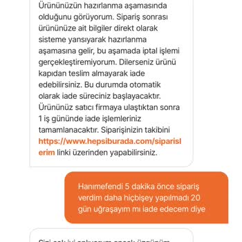 Hepsiburada Müşteri Hizmetleri Yardım Etmiyor