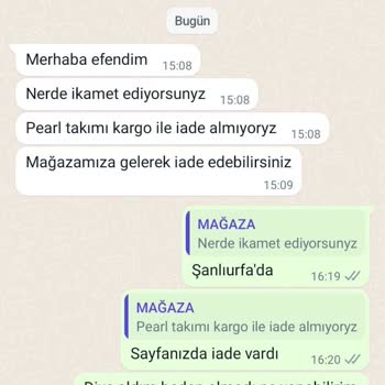 Minal Tasarım Minal Design İade Kabul Etmiyor