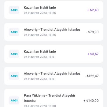 A101 Hadi Çalışmayan Sistem Ve İade Edilmeyen Paralar.