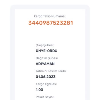 Aras Kargo Ürün Teslim Edilmedi. Kargo