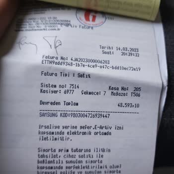 Samsung'dan Mağdur Kaldım