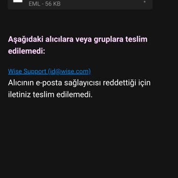 Wise Destek Geri Dönüş Yapmıyor