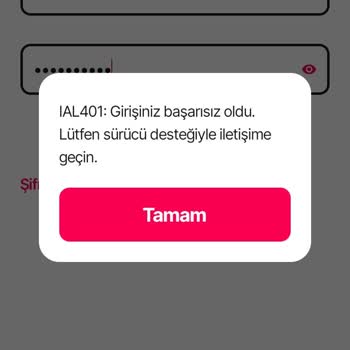 Yemeksepeti Express Kurye Girişi Yapamıyorum.