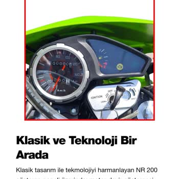 RKS Motor RKS Nr200 Gösterge Paneli