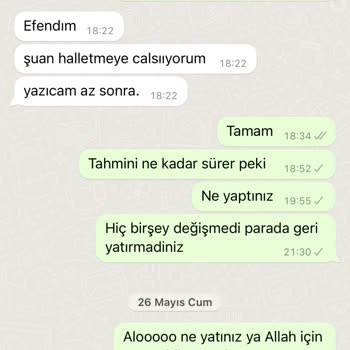 Mobilin Merkezi Firmasıyla Yaşadığım Sorunlar