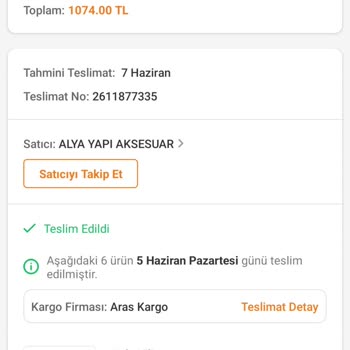 Aras Kargo Silivri Şubesi Kargomu Kime Teslim Etti?