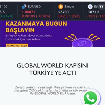 Global World Yatırım&nbsp;Şirketi Hakkında Şikayetim