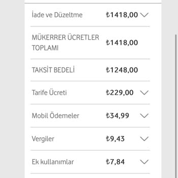 Vodafone Yanlış Fatura Gönderiyor