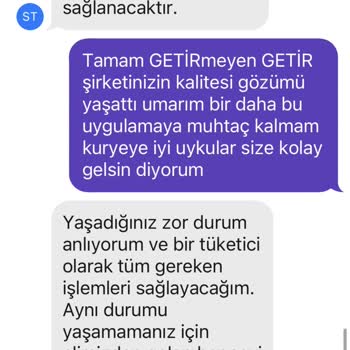 Getir Gece Geç Saatte Sıra Alma