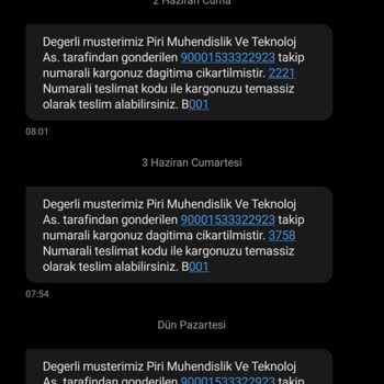 Sürat Kargo Kargom İadeye Çekildi, Hatalı Bilgilendirme Sonucu