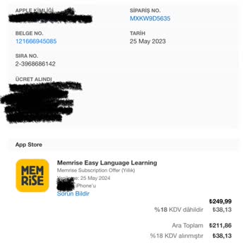 Memrise Para İadesi Yapmadı