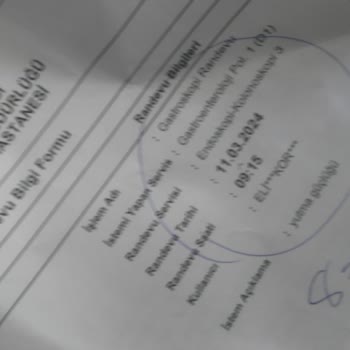 Bursa Şehir Hastanesi SSK Endoskopi 1 Yıl Sonraya Verilen Randevu