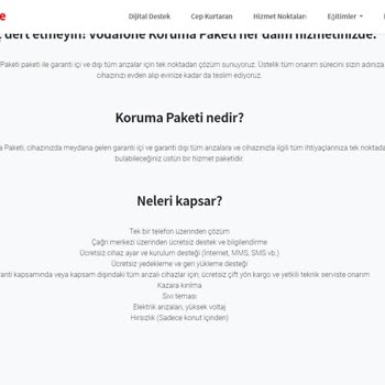 Vodafone Kasko Koruma Paketi Konusunda Eksik ve Yanlış Bilgilendirme