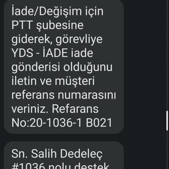 YDS Shop Ürün Değişim