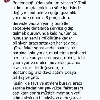 Bostancıoğlu Otomotiv BOSTANCIOĞLU'NA Dava Açtım, Tüm Süreci Buradan Paylaşacağım!