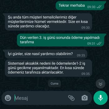 EasyCep Ödememi 6 Gündür Yapmıyor.