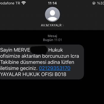 Global Pazarlama Satış İcra Mesajı